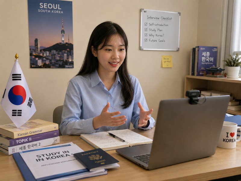 cách trả lời phỏng vấn du học hàn quốc